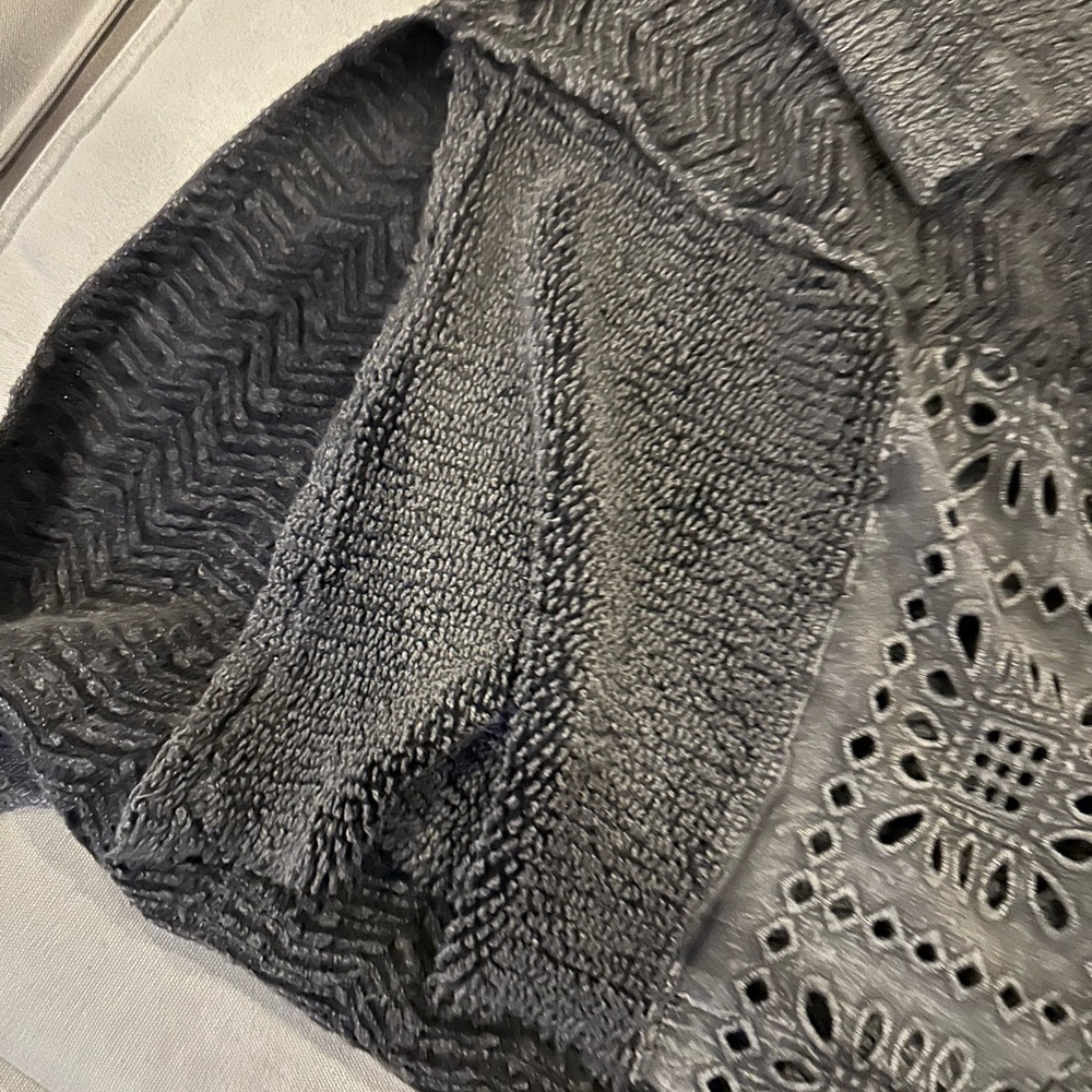 Free People cardigan with cool details in size large
